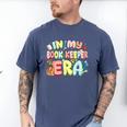 In My Book Keeper Era Librarian School Men's Comfort Colors T-Shirt Blue Jean