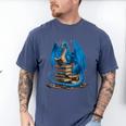 Book Lover Bookworm Reading Books Dragon Premium Tri-Blend Men's Comfort Colors T-Shirt Blue Jean Book Lover Bookworm Reading Books Dragon Premium Tri-Blend Men's Comfort Colors T-Shirt Blue Jean