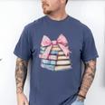 Book Lover Coquette Bow Pink Dainty Ribbon Cute Bookworm Men's Comfort Colors T-Shirt Blue Jean Book Lover Coquette Bow Pink Dainty Ribbon Cute Bookworm Men's Comfort Colors T-Shirt Blue Jean