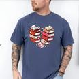 Book Lover Heart Shape Reading Librarian Valentine Men Women Men's Comfort Colors T-Shirt Blue Jean Book Lover Heart Shape Reading Librarian Valentine Men Women Men's Comfort Colors T-Shirt Blue Jean