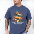 Book Lover Librarian Reading Library Readers Men's Comfort Colors T-Shirt Blue Jean