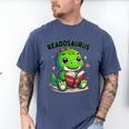 Book Lover Reading Dinosaur Readosaurus Library Men's Comfort Colors T-Shirt Blue Jean Book Lover Reading Dinosaur Readosaurus Library Men's Comfort Colors T-Shirt Blue Jean