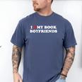 Book Lover Reading I Love My Book Boyfriends Men's Comfort Colors T-Shirt Blue Jean