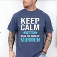 Book Of Mormon LDS Missionary Church Of Latter Day Saints Men's Comfort Colors T-Shirt Blue Jean