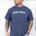 Book Nerd Men's Comfort Colors T-Shirt Blue Jean