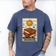 Book Reading Tarot Card The Reader Men's Comfort Colors T-Shirt Blue Jean