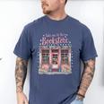 Take Me To The Book Store Librarians Valentine's Day Premium Men's Comfort Colors T-Shirt Blue Jean