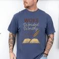 And Booked Afro Literary Pride Book Club Culture Men's Comfort Colors T-Shirt Blue Jean And Booked Afro Literary Pride Book Club Culture Men's Comfort Colors T-Shirt Blue Jean