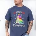 All Booked For Christmas Book Lovers Xmas Tree Women Men's Comfort Colors T-Shirt Blue Jean