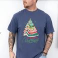 All Booked For Christmas Book Xmas Tree Lights Reading Girly Men's Comfort Colors T-Shirt Blue Jean All Booked For Christmas Book Xmas Tree Lights Reading Girly Men's Comfort Colors T-Shirt Blue Jean