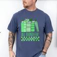 All Booked For St Patrick's Day Book Lover Lucky Shamrock Men's Comfort Colors T-Shirt Blue Jean
