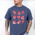 All Booked For Valentine Book Teacher Kids Girls Boys Men's Comfort Colors T-Shirt Blue Jean