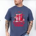 All Booked For Valentines Book Lovers Teacher Valentines Men's Comfort Colors T-Shirt Blue Jean