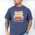 All Booked For Valentines Retro Book Lover Teacher Bookworm Premium Tri-Blend Men's Comfort Colors T-Shirt Blue Jean All Booked For Valentines Retro Book Lover Teacher Bookworm Premium Tri-Blend Men's Comfort Colors T-Shirt Blue Jean