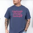 Bookish Galentines Day Valentine Book Club Matching Reader Men's Comfort Colors T-Shirt Blue Jean