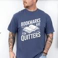 Bookmarks Quote Library Book Reader Men's Comfort Colors T-Shirt Blue Jean Bookmarks Quote Library Book Reader Men's Comfort Colors T-Shirt Blue Jean