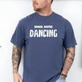 Books Coffee Dancing Men's Comfort Colors T-Shirt Blue Jean