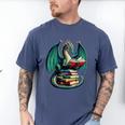 Books Dragon Reading Book Lover Men's Comfort Colors T-Shirt Blue Jean Books Dragon Reading Book Lover Men's Comfort Colors T-Shirt Blue Jean