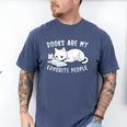 Books Are My Favorite People Cat With Coffee Mug Book Lovers Men's Comfort Colors T-Shirt Blue Jean Books Are My Favorite People Cat With Coffee Mug Book Lovers Men's Comfort Colors T-Shirt Blue Jean