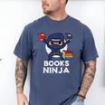 Books Ninja Read Reading Librarian Book Toddler Boys Kids Men's Comfort Colors T-Shirt Blue Jean Books Ninja Read Reading Librarian Book Toddler Boys Kids Men's Comfort Colors T-Shirt Blue Jean