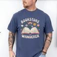 Bookstore Wanderers Retro Women Book Lovers Men's Comfort Colors T-Shirt Blue Jean Bookstore Wanderers Retro Women Book Lovers Men's Comfort Colors T-Shirt Blue Jean