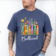 Booktrovert Book Reader Book Nerd Book Reading Lover Premium Tri-Blend Men's Comfort Colors T-Shirt Blue Jean
