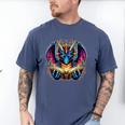Bookworm Dragon Reading Book Lover Men's Comfort Colors T-Shirt Blue Jean