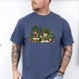 Botanical Garden Plants With Books Men's Comfort Colors T-Shirt Blue Jean Botanical Garden Plants With Books Men's Comfort Colors T-Shirt Blue Jean