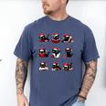Cat Reading Books Lover Christmas Cat Lover Xmas Men's Comfort Colors T-Shirt Blue Jean Cat Reading Books Lover Christmas Cat Lover Xmas Men's Comfort Colors T-Shirt Blue Jean