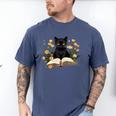 Cat Shirts For Women Book Lover Shirt Cute Cat And Book Premium Tri-Blend Men's Comfort Colors T-Shirt Blue Jean Cat Shirts For Women Book Lover Shirt Cute Cat And Book Premium Tri-Blend Men's Comfort Colors T-Shirt Blue Jean