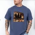 Cats Antique Books Academia Library Aesthetic Bookworm Men's Comfort Colors T-Shirt Blue Jean