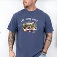 Cats Coffee Books Men's Comfort Colors T-Shirt Blue Jean Cats Coffee Books Men's Comfort Colors T-Shirt Blue Jean