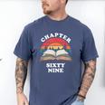 Chapter Sixty Nine Book Reading 69th Birthday 69 Year Old Men's Comfort Colors T-Shirt Blue Jean