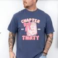 Chapter Thirty Est 1995 Cute 30th Birthday Book Bow Coquette Men's Comfort Colors T-Shirt Blue Jean