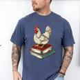 Chicken Books Back To School First Day Of School Boys Girls Men's Comfort Colors T-Shirt Blue Jean Chicken Books Back To School First Day Of School Boys Girls Men's Comfort Colors T-Shirt Blue Jean