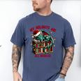 Christmas Dragon My Holidays Are All Booked Book Lovers Kids Men's Comfort Colors T-Shirt Blue Jean Christmas Dragon My Holidays Are All Booked Book Lovers Kids Men's Comfort Colors T-Shirt Blue Jean