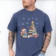 Christmas A Penguin Reading Book Snowflake Cocoa Hot Teacher Men's Comfort Colors T-Shirt Blue Jean Christmas A Penguin Reading Book Snowflake Cocoa Hot Teacher Men's Comfort Colors T-Shirt Blue Jean