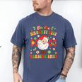 Christmas Smut Book On The Naughty List For Reading Smut Men's Comfort Colors T-Shirt Blue Jean