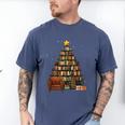 Christmas Tree Bookshelf Book Lover Library Men's Comfort Colors T-Shirt Blue Jean Christmas Tree Bookshelf Book Lover Library Men's Comfort Colors T-Shirt Blue Jean