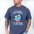 I Closed My Book To Be Here Shirt I Closed My Books Men's Comfort Colors T-Shirt Blue Jean