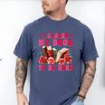 I Closed My Book To Be Here Valentines Book Lover Bookish Men's Comfort Colors T-Shirt Blue Jean