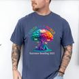 Color Our World Summer Reading 2025 Tree Book Lover Camping Men's Comfort Colors T-Shirt Blue Jean Color Our World Summer Reading 2025 Tree Book Lover Camping Men's Comfort Colors T-Shirt Blue Jean