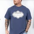 Composition Book Notebook Teacher's Halloween Group Costume Men's Comfort Colors T-Shirt Blue Jean