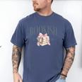 Coquette Bow Book Lover Bookish Coquette Aesthetic Reading Men's Comfort Colors T-Shirt Blue Jean