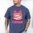 Coquette Bow All Booked For Valentine Book Lover Bookish Men's Comfort Colors T-Shirt Blue Jean