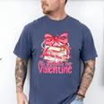 Coquette Bow All Booked For Valentines Teacher Book Men's Comfort Colors T-Shirt Blue Jean Coquette Bow All Booked For Valentines Teacher Book Men's Comfort Colors T-Shirt Blue Jean