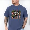 Cosy Sloth In Bookshelf With Plants Men's Comfort Colors T-Shirt Blue Jean Cosy Sloth In Bookshelf With Plants Men's Comfort Colors T-Shirt Blue Jean