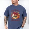 Cozy Readers Book Society Fall Autumn Floral Pumpkin Season Men's Comfort Colors T-Shirt Blue Jean Cozy Readers Book Society Fall Autumn Floral Pumpkin Season Men's Comfort Colors T-Shirt Blue Jean