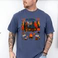 Cozy Reading Cabin Retreat Fall Bookish Autumn Cozy Reader Men's Comfort Colors T-Shirt Blue Jean
