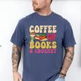 Crochet Coffee Reading Books Crocheter Crocheting Men's Comfort Colors T-Shirt Blue Jean Crochet Coffee Reading Books Crocheter Crocheting Men's Comfort Colors T-Shirt Blue Jean